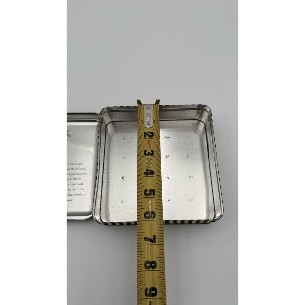 Vintage Key Lime Coolers Cookie Tin By Byrd‎ Cookie Company, Empty